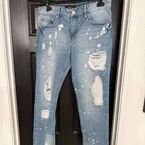 Brand new distressed jeans